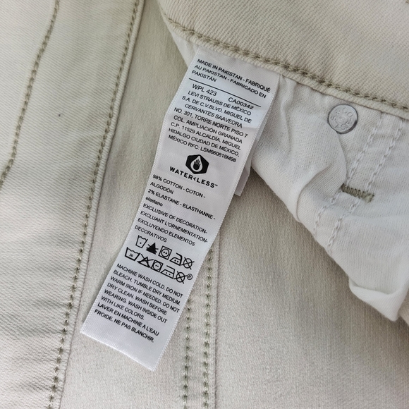 Levi's Heritage High Rise Loose Crop Jeans. Plus Sized. 28W - Picture 16 of 16